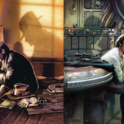 Jigsaw puzzle: Indiana Jones / Han Solo