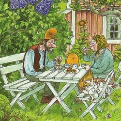 Jigsaw puzzle: Petson and Findus
