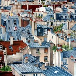 Jigsaw puzzle: Rooftops of paris