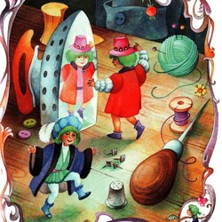 Jigsaw puzzle: Elves and the shoemaker