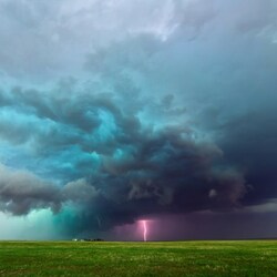 Jigsaw puzzle: Thunderstorm in Colorado