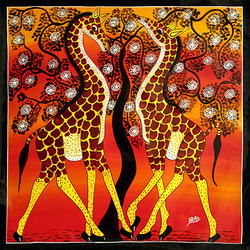 Jigsaw puzzle: Dancing giraffes