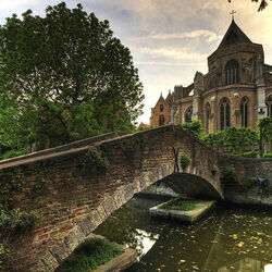 Jigsaw puzzle: Bridge in the Church of Our Lady in Bruges