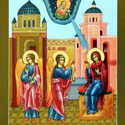 Jigsaw puzzle: Annunciation to the Most Holy Theotokos