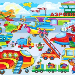 Jigsaw puzzle: Airport