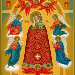 Jigsaw puzzle: Icon of the Mother of God 