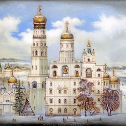 Jigsaw puzzle: Ivanovskaya Square of the Moscow Kremlin