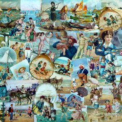 Jigsaw puzzle: Marine collage