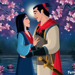 Jigsaw puzzle: Mulan and Shang