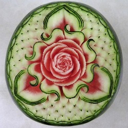 Jigsaw puzzle: Watermelon carving