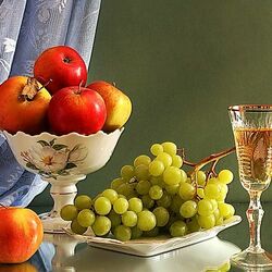 Jigsaw puzzle: Still life with a glass of wine