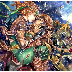 Jigsaw puzzle: Rogue and Gambit