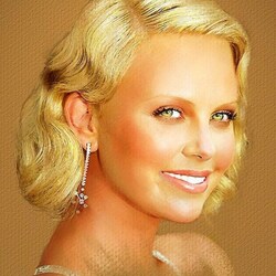 Jigsaw puzzle: Charlize Theron