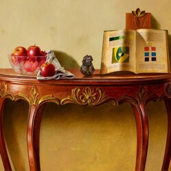 Jigsaw puzzle: Still life with console