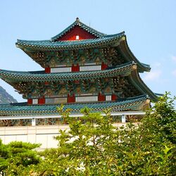 Jigsaw puzzle: National Folk Museum in Seoul