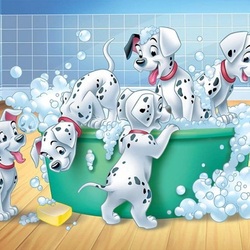 Jigsaw puzzle: Fun bathing