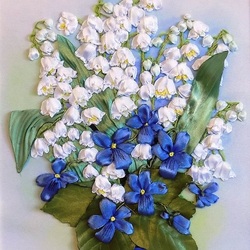 Jigsaw puzzle: Lily of the valley bouquet