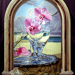 Jigsaw puzzle: Still life with orchids