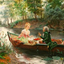 Jigsaw puzzle: Romantic lunch