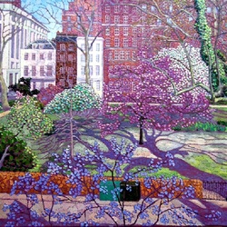 Jigsaw puzzle: London, Kensington Square