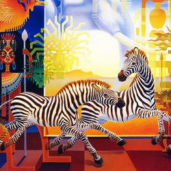 Jigsaw puzzle: Zebras