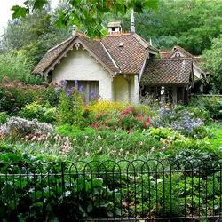 Jigsaw puzzle: House in greenery