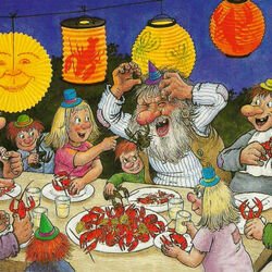 Jigsaw puzzle: Party at the troll house