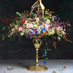 Jigsaw puzzle: Christian Louboutin's Flower Catalog