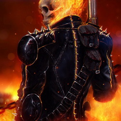 Jigsaw puzzle: Ghost rider