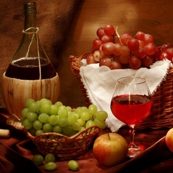 Jigsaw puzzle: Still life with grapes