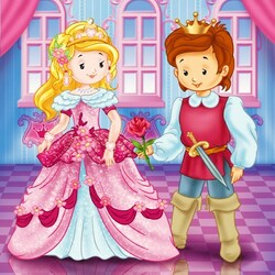 Jigsaw puzzle: Prince and Princess