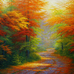 Jigsaw puzzle: Autumn interlude