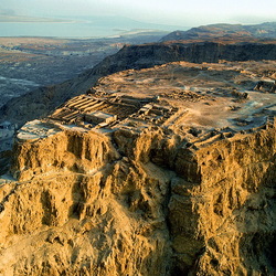 Jigsaw puzzle: 7 wonders of Israel: the fortress of Masada in the Judean Desert