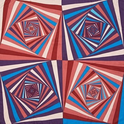 Jigsaw puzzle: Square spiral
