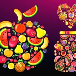 Jigsaw puzzle: Fruits