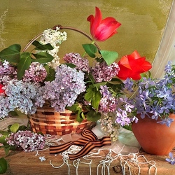 Jigsaw puzzle: Flowers for the holiday