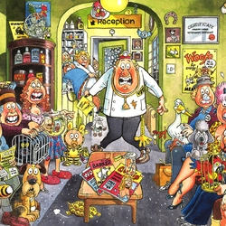 Jigsaw puzzle: Panic at the veterinarian