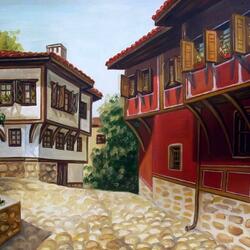 Jigsaw puzzle: Houses in Bulgaria