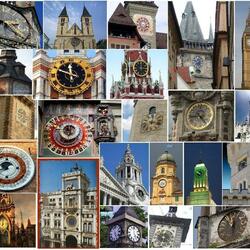 Jigsaw puzzle: The clock strikes on the old towers
