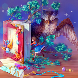 Jigsaw puzzle: Learned owl