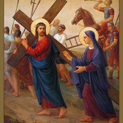 Jigsaw puzzle: Carrying the Cross