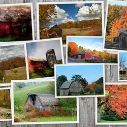 Jigsaw puzzle: Old houses in autumn