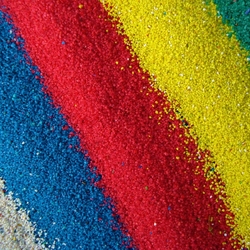 Jigsaw puzzle: Colored sand