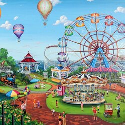 Jigsaw puzzle: Carnival day