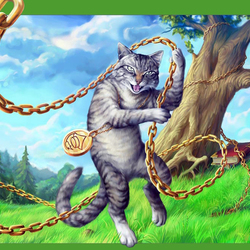 Jigsaw puzzle: Scientist cat