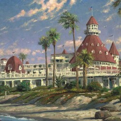 Jigsaw puzzle: Hotel on the coast