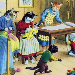 Jigsaw puzzle: Cats look so much like humans