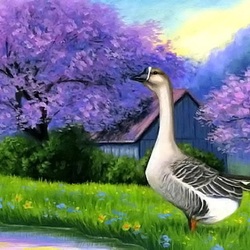 Jigsaw puzzle: Goose