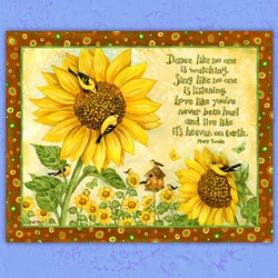 Jigsaw puzzle: Collage with sunflowers