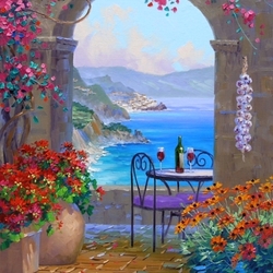 Jigsaw puzzle: Vacation with sea view